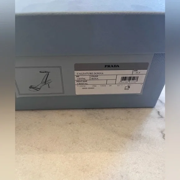 Prada Black and Pink Women's Sandals - Picture 6 of 6